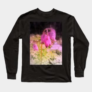 pink bleeding hearts #5, tinted Long Sleeve T-Shirt